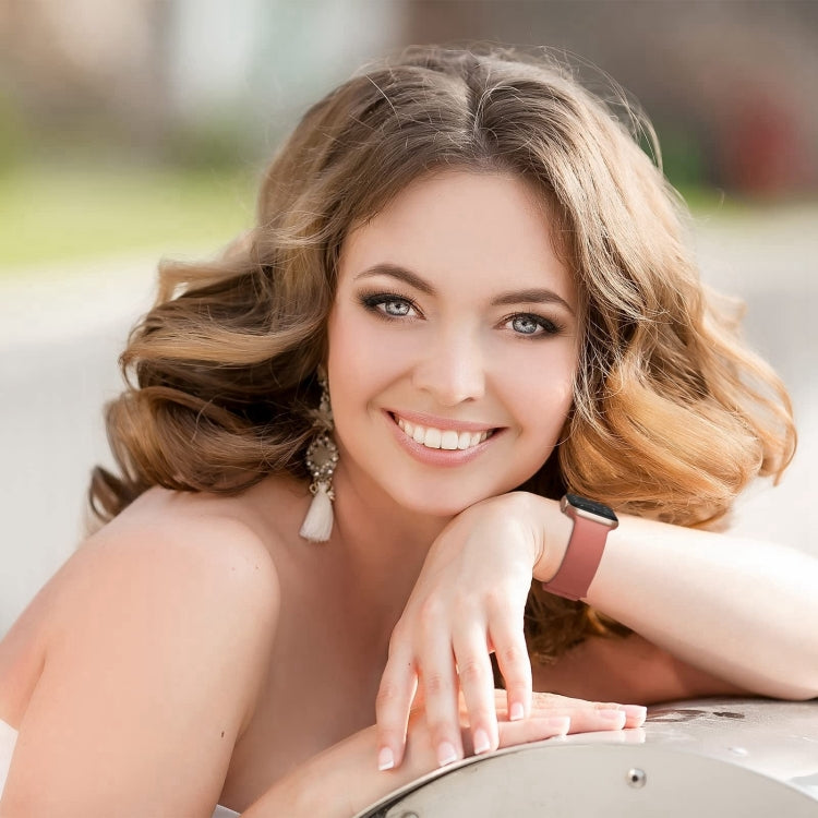 For Apple Watch Series 10 46mm Pin Buckle Silicone Watch Band(Coral) - free shipping - PMC TechLife - Order now!