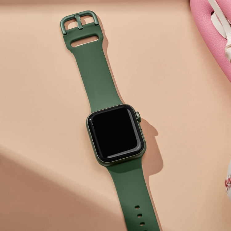 For Apple Watch Series 10 42mm Pin Buckle Silicone Watch Band(Clover) - free shipping - PMC TechLife - Order now!