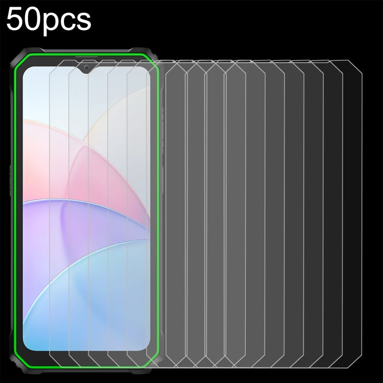 For Blackview BV6200 50pcs 0.26mm 9H 2.5D Tempered Glass Film - Others by PMC TechLife | Online Shopping South Africa | PMC TechLife