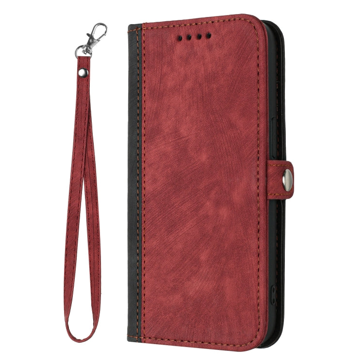 For Huawei Pura 70 Pro / Pura 70 Pro+ Side Buckle Double Fold Hand Strap Leather Phone Case(Red) - free shipping - PMC Jewellery - Order now!