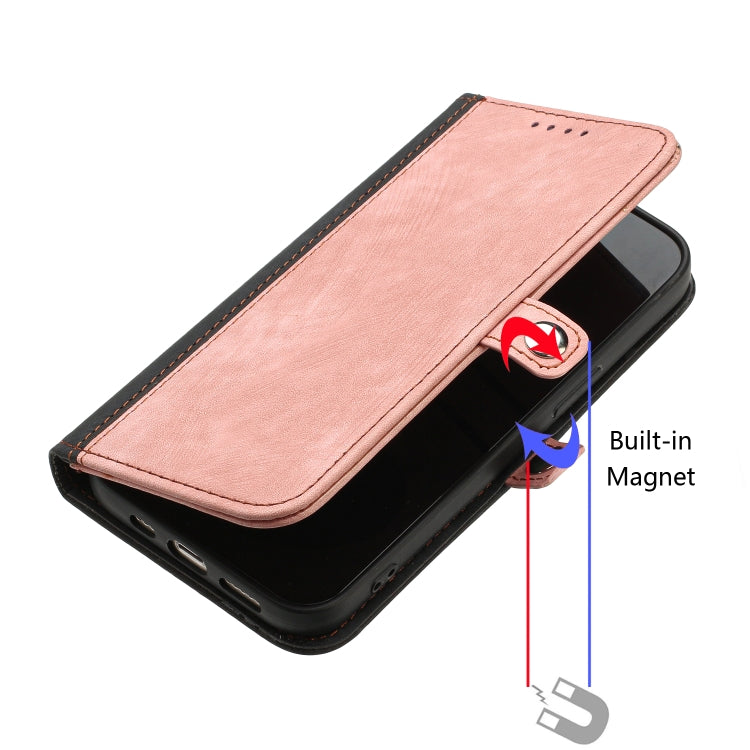 For Huawei Pura 70 Pro / Pura 70 Pro+ Side Buckle Double Fold Hand Strap Leather Phone Case(Pink) - free shipping - PMC Jewellery - Order now!