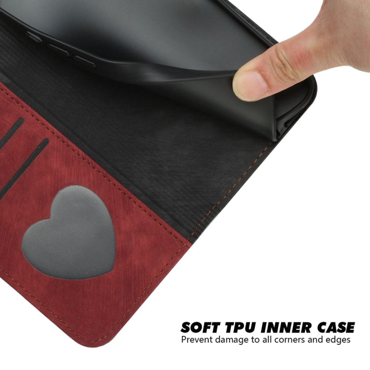 For Motorola Edge 5G 2024 Side Buckle Double Fold Hand Strap Leather Phone Case(Red) - Motorola Cases by PMC Jewellery | Online Shopping South Africa | PMC Jewellery | Buy Now Pay Later Mobicred