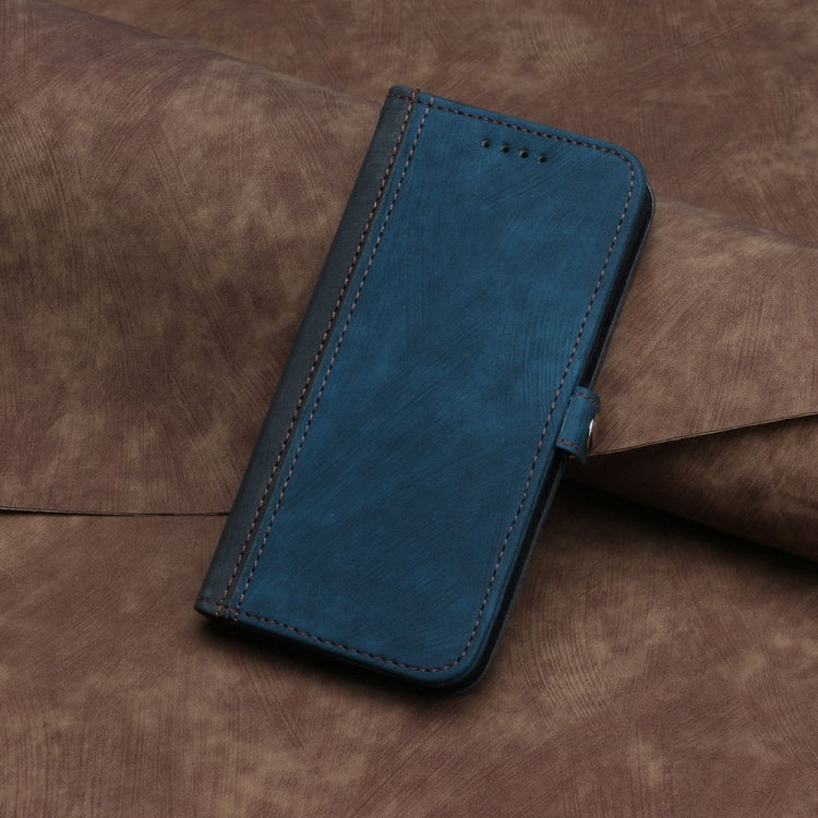 For Motorola Moto G Power 5G 2024 Side Buckle Double Fold Hand Strap Leather Phone Case(Royal Blue) - Motorola Cases by PMC Jewellery | Online Shopping South Africa | PMC Jewellery | Buy Now Pay Later Mobicred