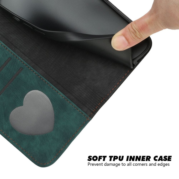 For Motorola Moto G Power 5G 2024 Side Buckle Double Fold Hand Strap Leather Phone Case(Dark Green) - Motorola Cases by PMC Jewellery | Online Shopping South Africa | PMC Jewellery | Buy Now Pay Later Mobicred
