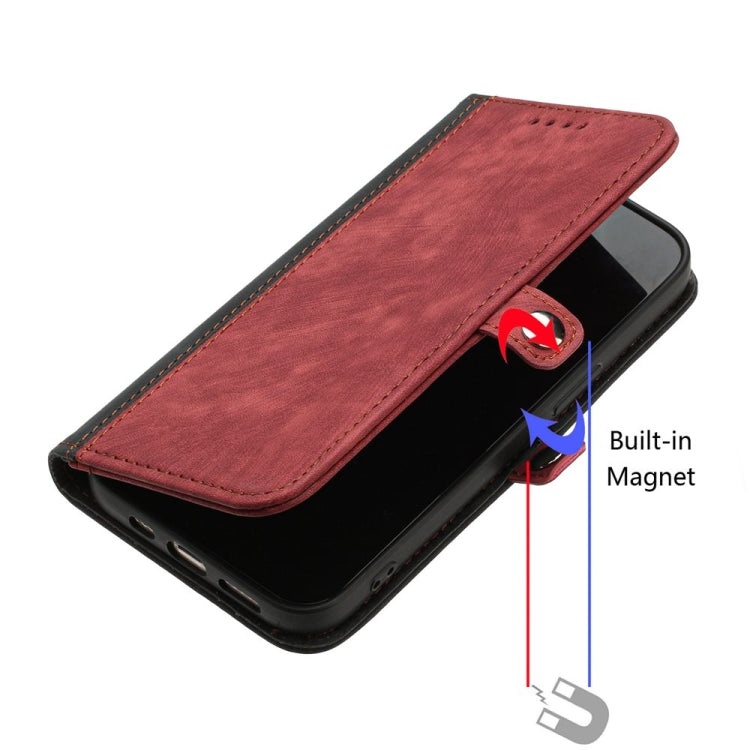 For Motorola Moto G Stylus 5G 2024 Side Buckle Double Fold Hand Strap Leather Phone Case(Red) - Motorola Cases by PMC Jewellery | Online Shopping South Africa | PMC Jewellery | Buy Now Pay Later Mobicred