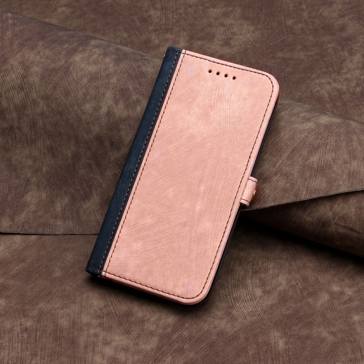 For Motorola Moto G Stylus 5G 2024 Side Buckle Double Fold Hand Strap Leather Phone Case(Pink) - Motorola Cases by PMC Jewellery | Online Shopping South Africa | PMC Jewellery | Buy Now Pay Later Mobicred