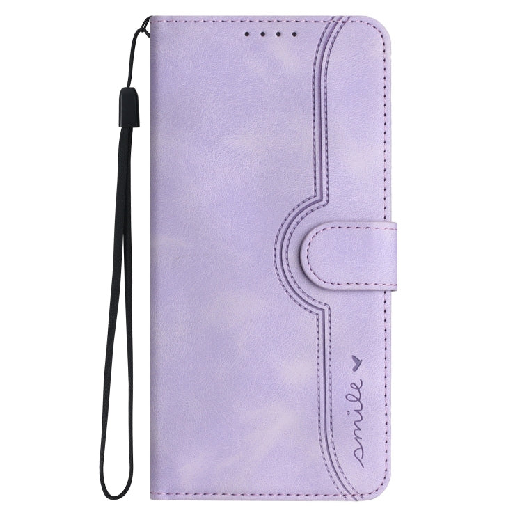 For Huawei Pura 70 Pro/70 Pro+ Heart Pattern Skin Feel Leather Phone Case(Purple) - Huawei Cases by PMC Jewellery | Online Shopping South Africa | PMC Jewellery | Buy Now Pay Later Mobicred