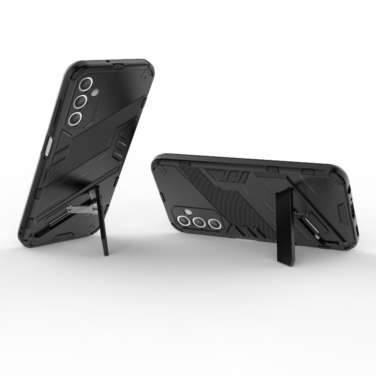 For Samsung Galaxy A25 5G Punk Armor 2 in 1 PC + TPU Shockproof Phone Case with Invisible Holder(Black) - Galaxy Phone Cases by PMC TechLife | Online Shopping South Africa | PMC TechLife