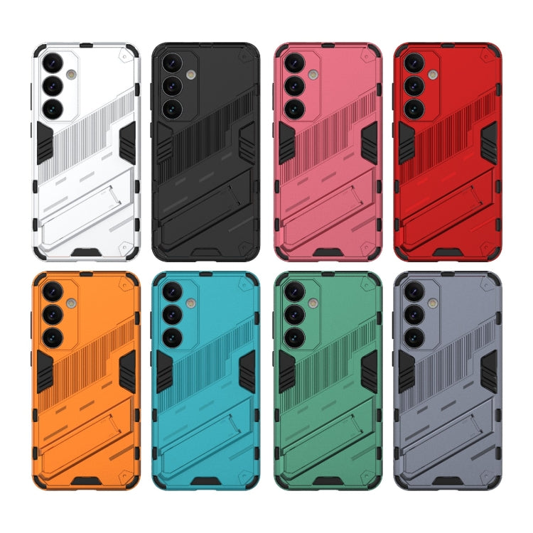 For Samsung Galaxy S24+ 5G Punk Armor 2 in 1 PC + TPU Shockproof Phone Case with Invisible Holder(Blue) - free shipping - PMC TechLife - Order now!
