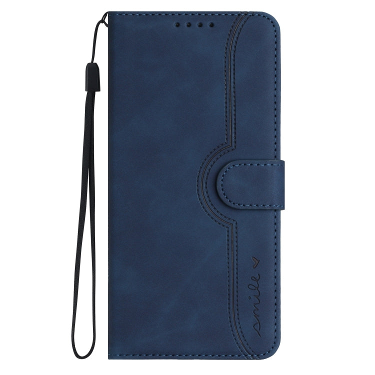 For iPhone 16e Heart Pattern Skin Feel Leather Phone Case(Royal Blue) - free shipping - PMC TechLife - Order now!