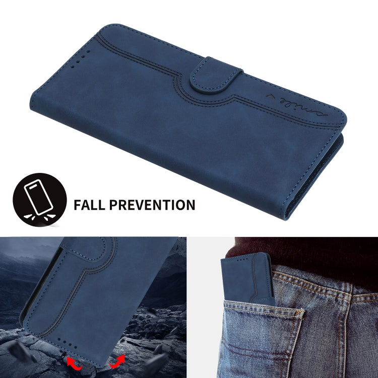 For iPhone 16e Heart Pattern Skin Feel Leather Phone Case(Royal Blue) - free shipping - PMC TechLife - Order now!