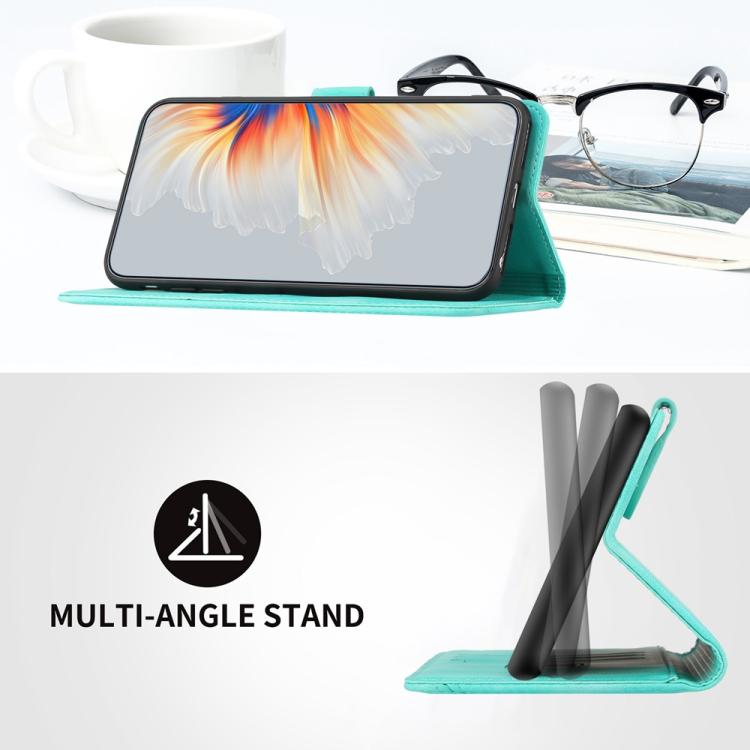 For iPhone 17 Pro Max Heart Pattern Skin Feel Leather Phone Case(Light Blue) - free shipping - PMc TechLife - Order now!