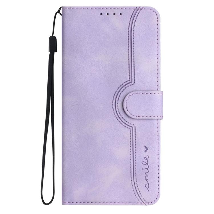 For iPhone 17 Pro Heart Pattern Skin Feel Leather Phone Case(Purple) - free shipping - PMc TechLife - Order now!