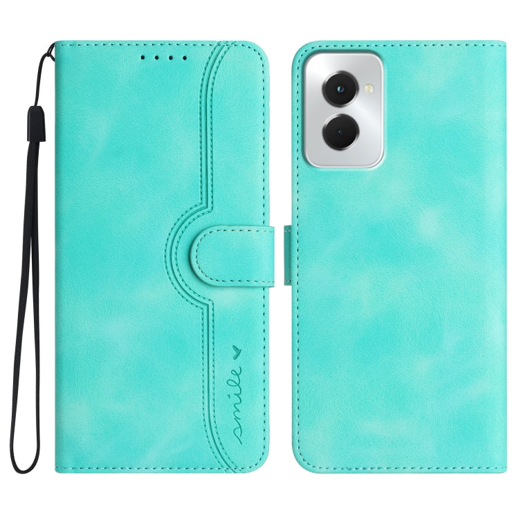 For Motorola Moto G Power 5G 2024 Heart Pattern Skin Feel Leather Phone Case(Light Blue) - Motorola Cases by PMC Jewellery | Online Shopping South Africa | PMC Jewellery | Buy Now Pay Later Mobicred