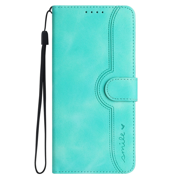 For Motorola Moto G Power 5G 2024 Heart Pattern Skin Feel Leather Phone Case(Light Blue) - Motorola Cases by PMC Jewellery | Online Shopping South Africa | PMC Jewellery | Buy Now Pay Later Mobicred