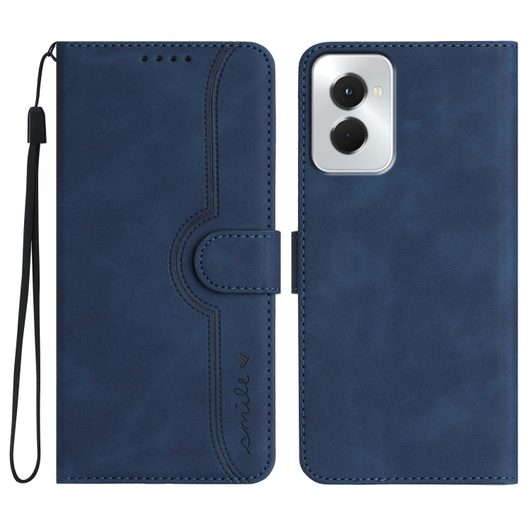 For Motorola Moto G Power 5G 2024 Heart Pattern Skin Feel Leather Phone Case(Royal Blue) - Motorola Cases by PMC Jewellery | Online Shopping South Africa | PMC Jewellery | Buy Now Pay Later Mobicred