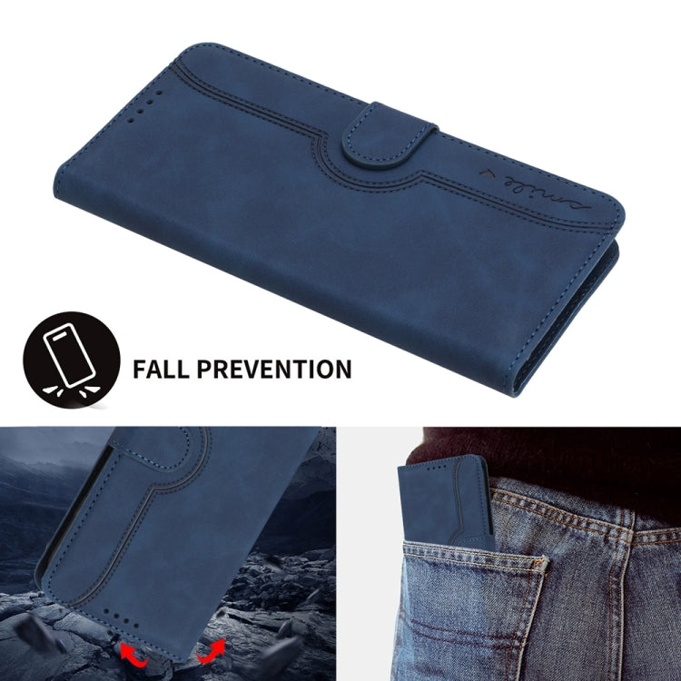 For Motorola Moto G Stylus 5G 2024 Heart Pattern Skin Feel Leather Phone Case(Royal Blue) - Motorola Cases by PMC Jewellery | Online Shopping South Africa | PMC Jewellery | Buy Now Pay Later Mobicred