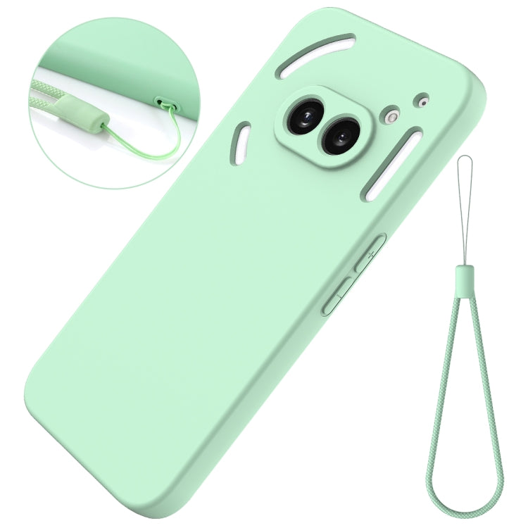 For Nothing Phone 2a Pure Color Liquid Silicone Shockproof Phone Case(Green) - Nothing Cases by PMC TechLife | Online Shopping South Africa | PMC TechLife | Buy Now Pay Later Mobicred
