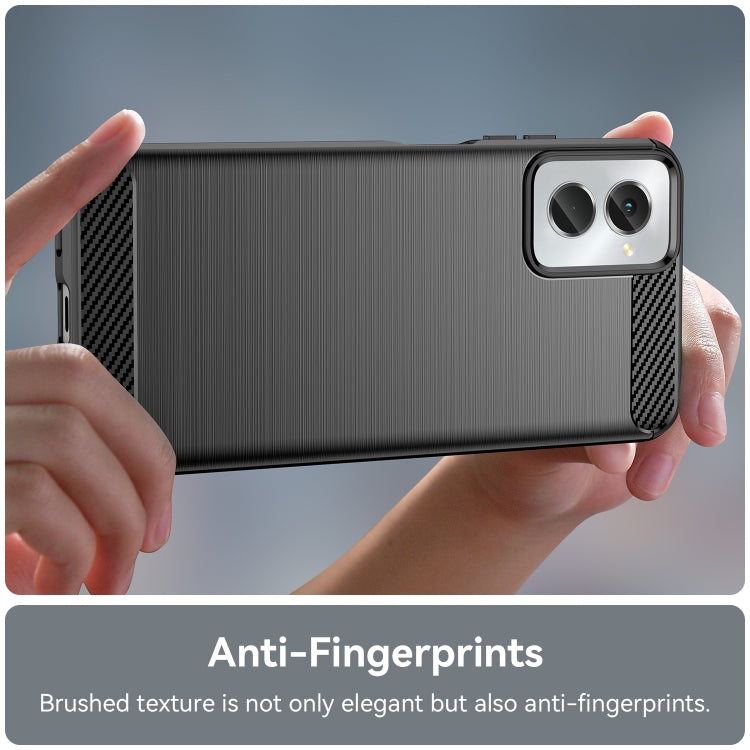 For Motorola Moto G Power 2024 Brushed Texture Carbon Fiber TPU Phone Case(Black) - free shipping - PMC TechLife - Order now!