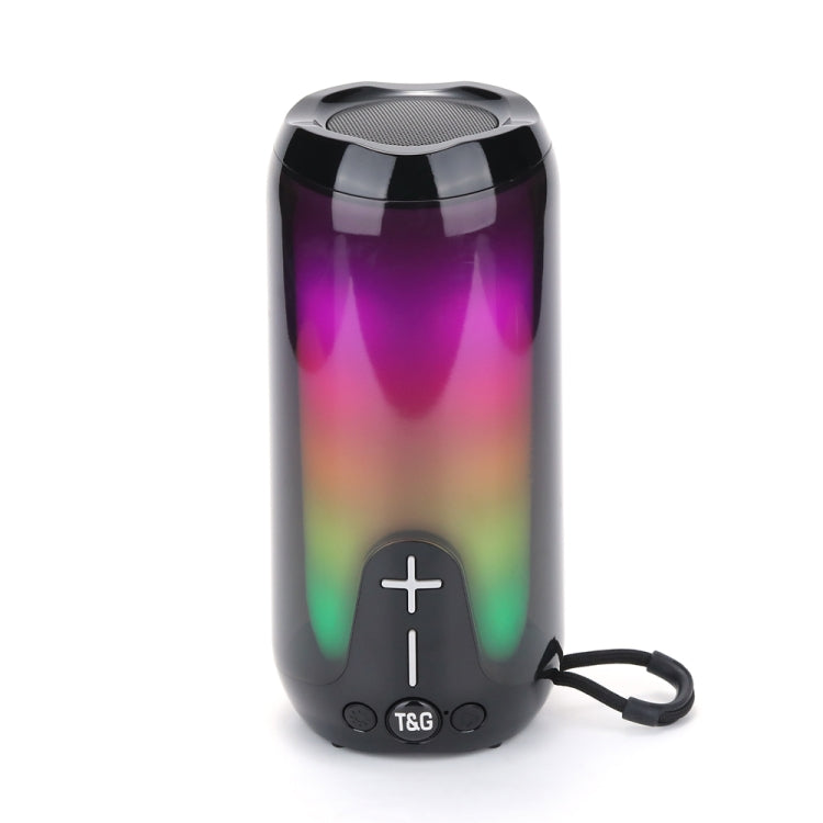 T&G TG651 Portable LED Wireless Bluetooth Speaker Outdoor TWS Subwoofer(Black) - free shipping - PMC Jewellery - Order now!