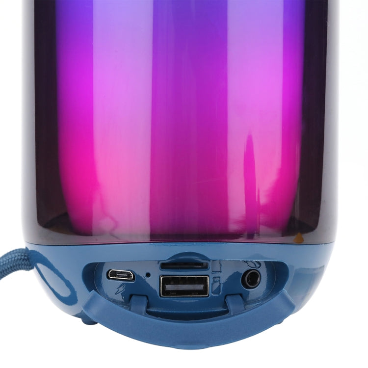 T&G TG651 Portable LED Wireless Bluetooth Speaker Outdoor TWS Subwoofer(Green) - free shipping - PMC Jewellery - Order now!