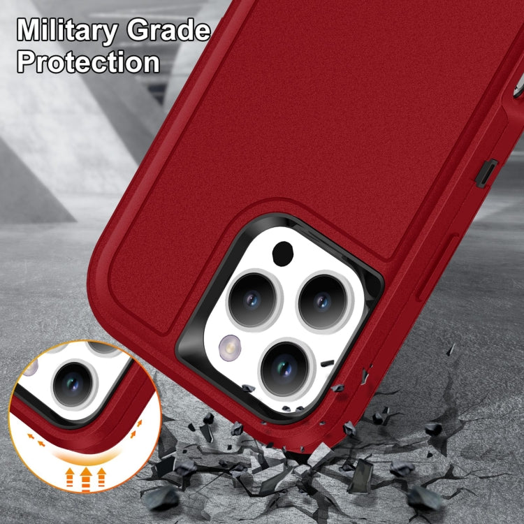 For iPhone 16 Pro Max Life Waterproof Rugged Phone Case(Red + Black) - iPhone 16 Pro Max Cases by PMC TechLife | Online Shopping South Africa | PMC TechLife | Buy Now Pay Later Mobicred