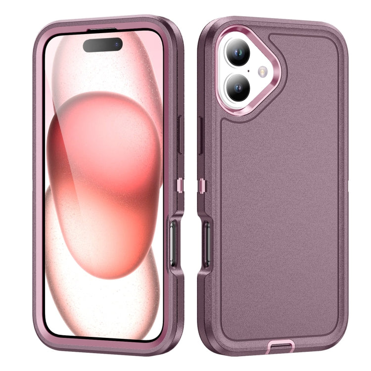 For iPhone 16 Plus Life Waterproof Rugged Phone Case(Purple + Pink) - iPhone 16 Plus Cases by PMC TechLife | Online Shopping South Africa | PMC TechLife | Buy Now Pay Later Mobicred