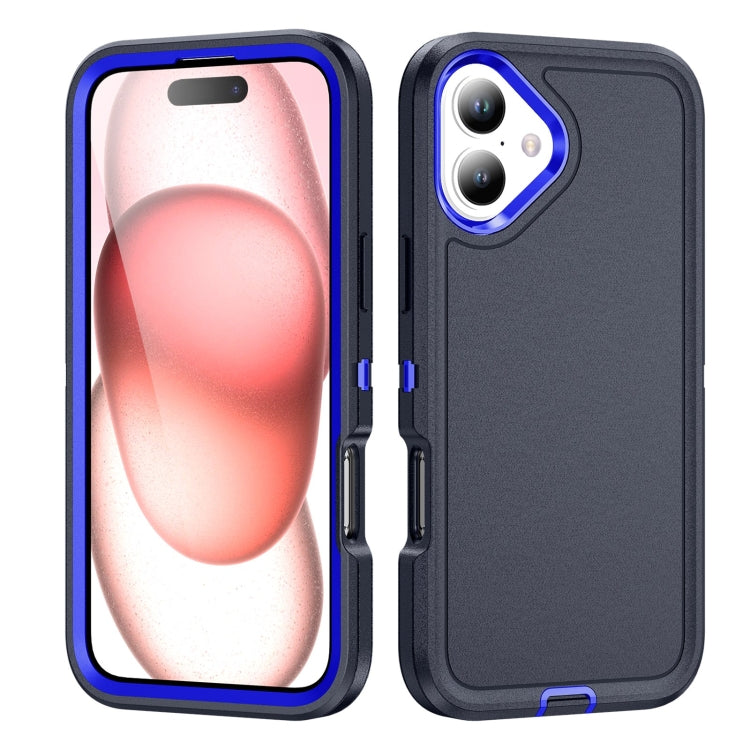For iPhone 16 Life Waterproof Rugged Phone Case(Dark Blue + Royal Blue) - iPhone 16 Cases by PMC TechLife | Online Shopping South Africa | PMC TechLife | Buy Now Pay Later Mobicred