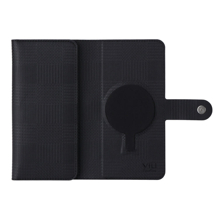 For iPhone 15 ViLi GHB Series MagSafe Magnetic Zipper Leather Phone Case(Black) - free shipping - PMC Jewellery - Order now!