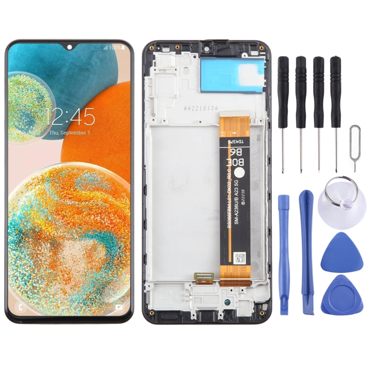 For Samsung Galaxy A23 5G SM-A236B OEM LCD Screen Digitizer Full Assembly with Frame - free shipping - PMc TechLife - Order now!