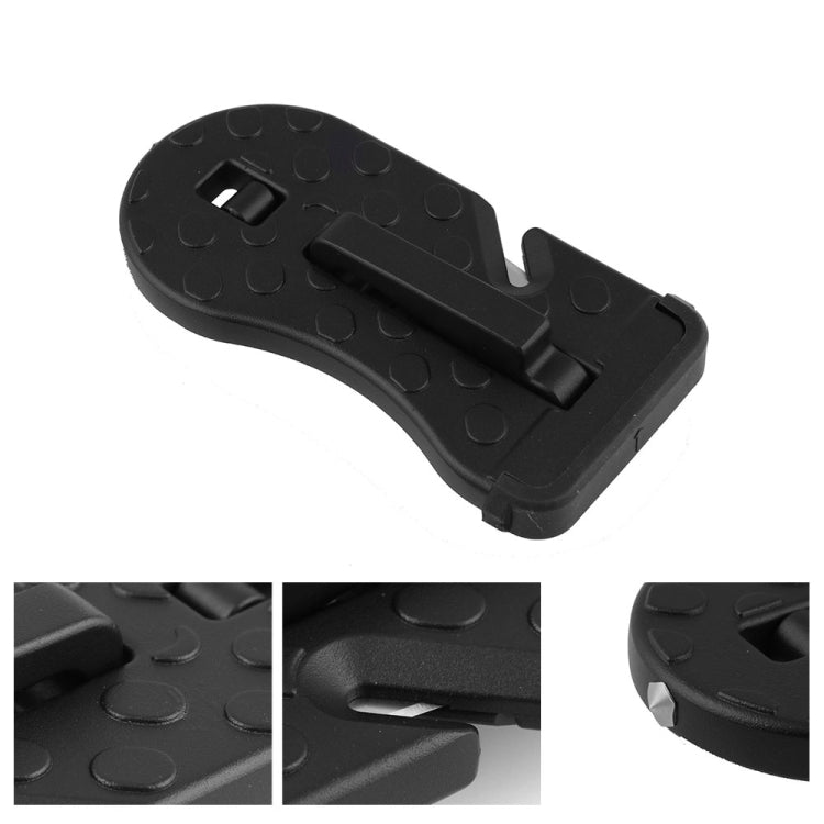BF013-BK Automotive Door Step Hook Aluminum Foldable Ladder Mini Foot Pedal for Jeep SUV Truck WP - Foot Pedal by PMC TechLife | Online Shopping South Africa | PMC TechLife | Buy Now Pay Later Mobicred