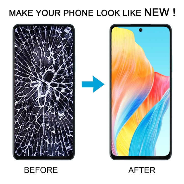 For OPPO A58 4G OEM LCD Screen Digitizer Full Assembly with Frame - LCD Screen by PMC TechLife | Online Shopping South Africa | PMC TechLife | Buy Now Pay Later Mobicred