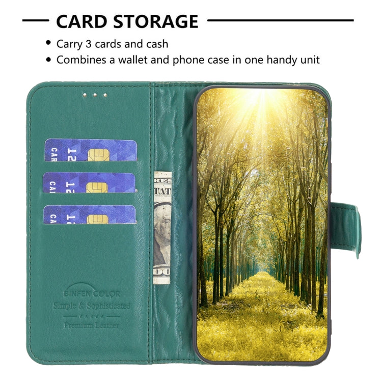 For Motorola Moto G24 Diamond Lattice Wallet Flip Leather Phone Case(Green) - Motorola Cases by PMC TechLife | Online Shopping South Africa | PMC TechLife | Buy Now Pay Later Mobicred