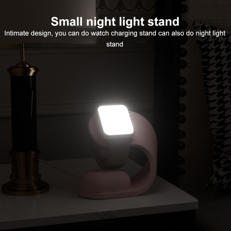 For Apple Watch Series Smart Watch U-shaped Silicone Charging Holder(Blue) - free shipping - PMC TechLife - Order now!