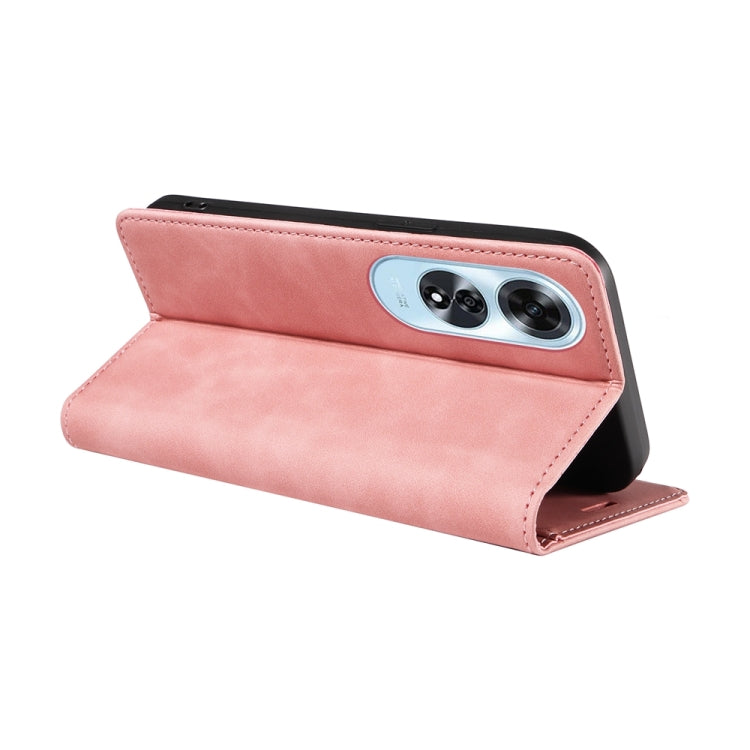 For OPPO A60 4G Global BETOPNICE Suction RFID Anti-theft Leather Phone Case(Pink) - OPPO Cases by BETOPNICE | Online Shopping South Africa | PMC TechLife | Buy Now Pay Later Mobicred