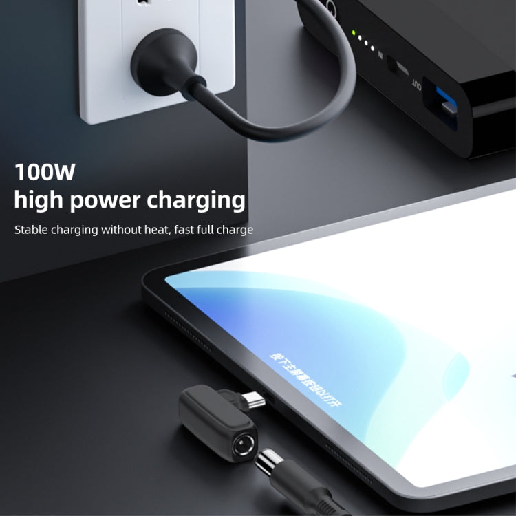 100W N 3.5X1.35mm Female to USB-C/Type-C Male Plug Charging Adapter - Universal Power Adapter by PMC TechLife | Online Shopping South Africa | PMC TechLife | Buy Now Pay Later Mobicred