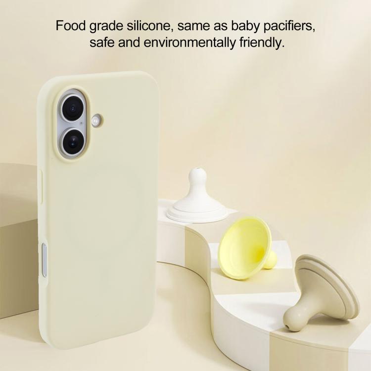 For iPhone 13 mini Liquid Silicone Full Coverage MagSafe Phone Case(White) - free shipping - PMC TechLife - Order now!