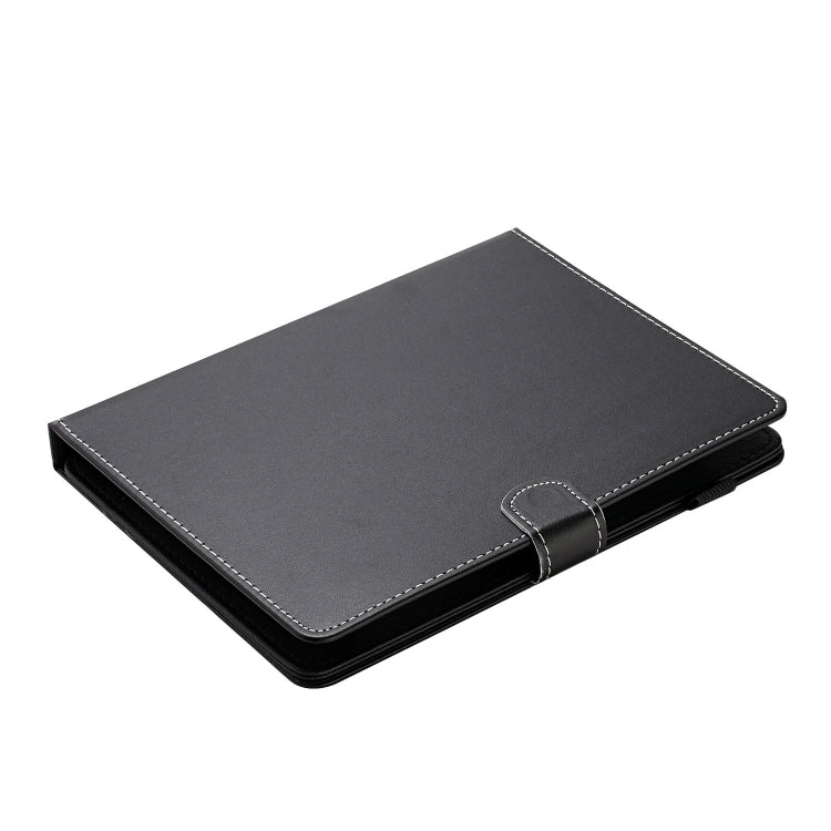 For 10 inch Universal Solid Color Horizontal Flip Leather Case with Card Slots & Holder & Pen Slot(Black) - 10 - 11 inch by PMC TechLife | Online Shopping South Africa | PMC TechLife | Buy Now Pay Later Mobicred