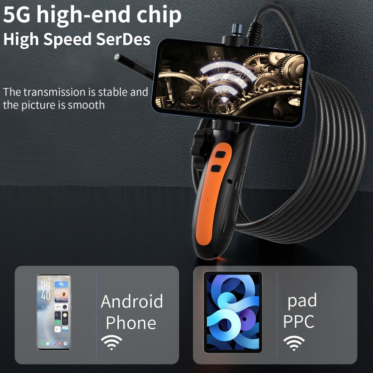 F180 8mm Lens 360 degree Free Spins Automotive Repair Endoscope, Spec:1.5m Rigid Tube -  by PMC TechLife | Online Shopping South Africa | PMC TechLife | Buy Now Pay Later Mobicred