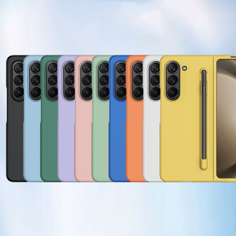 For Samsung Galaxy Z Fold5 Skin Feel PC Phone Case with Pen Slots, Not Included Pen(Purple) - Galaxy Z Fold5 Cases by PMC TechLife | Online Shopping South Africa | PMC TechLife