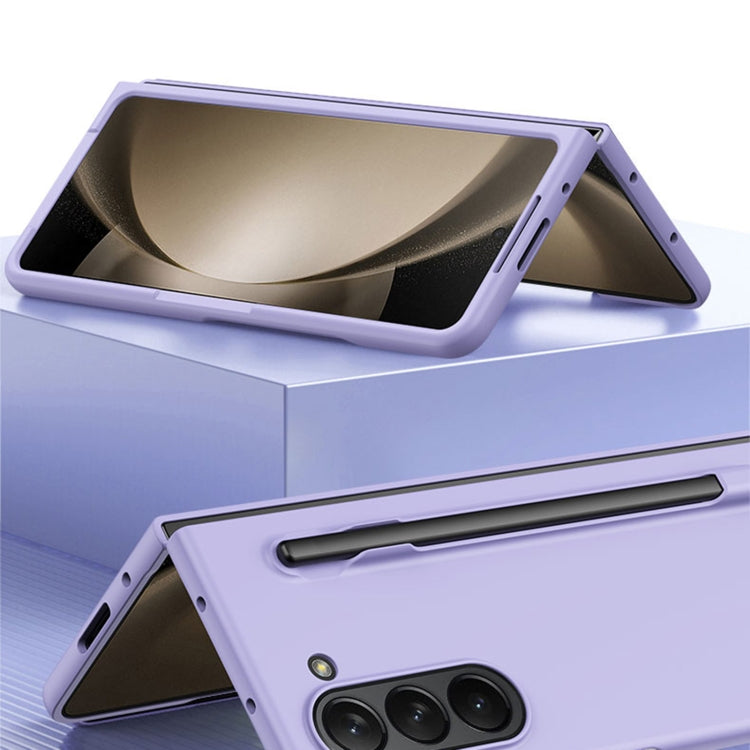 For Samsung Galaxy Z Fold5 Skin Feel PC Phone Case with Pen Slots, Not Included Pen(Purple) - Galaxy Z Fold5 Cases by PMC TechLife | Online Shopping South Africa | PMC TechLife