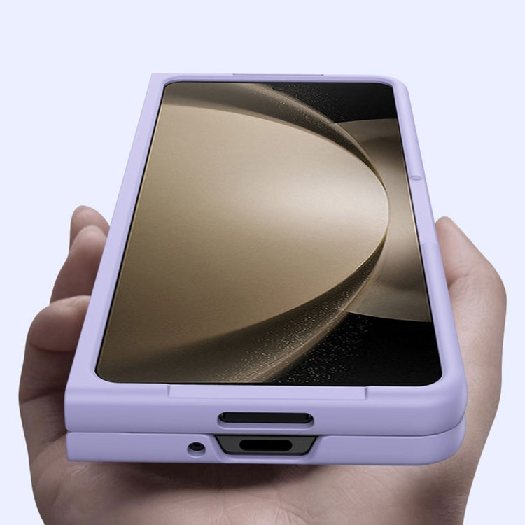 For Samsung Galaxy Z Fold5 Skin Feel PC Phone Case with Pen Slots, Not Included Pen(Purple) - Galaxy Z Fold5 Cases by PMC TechLife | Online Shopping South Africa | PMC TechLife