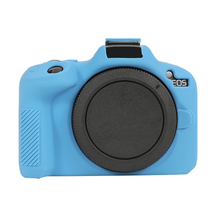 For Canon EOS R50 Soft Silicone Protective Case(Dark Blue) - Protective Case by PMC TechLife | Online Shopping South Africa | PMC TechLife
