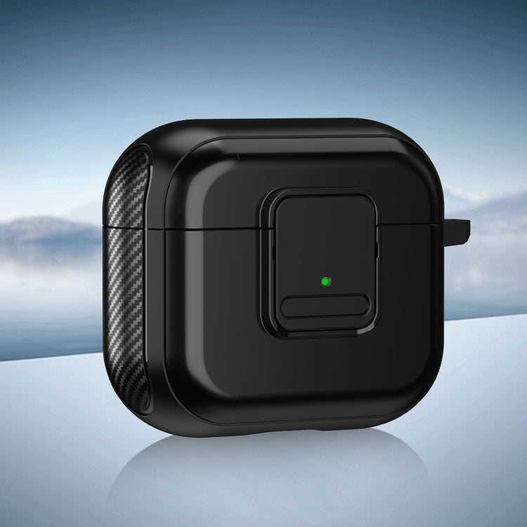 For AirPods 3 TPU + PC Wireless Earphones Case with Magnetic Switch(Black) - free shipping - PMC Jewellery - Order now!