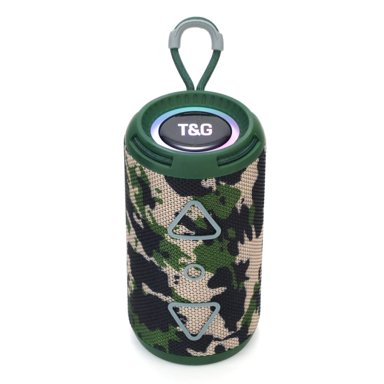 T&G TG-656 Portable Wireless 3D Stereo Subwoofer Bluetooth Speaker Support FM / LED Atmosphere Light(Camouflage) - free shipping - PMC Jewellery - Order now!