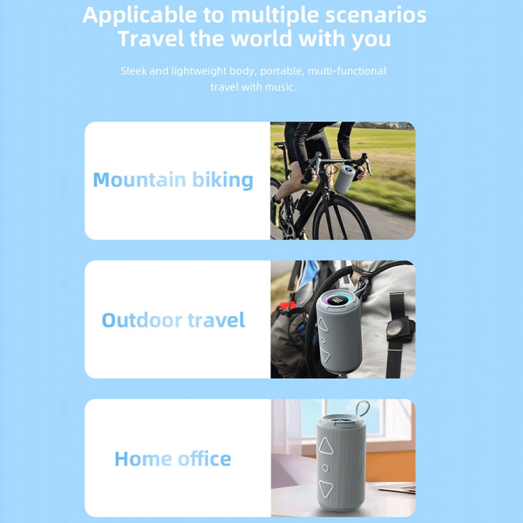 T&G TG-656 Portable Wireless 3D Stereo Subwoofer Bluetooth Speaker Support FM / LED Atmosphere Light(Black) - free shipping - PMC Jewellery - Order now!