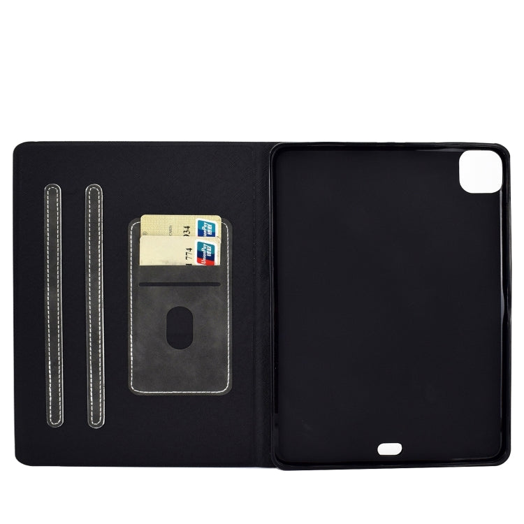 For iPad Air 2022 10.9 Cowhide Texture Leather Smart Tablet Case(Grey) - iPad Air (2022) / (2020) 10.9 Cases by PMC TechLife | Online Shopping South Africa | PMC TechLife