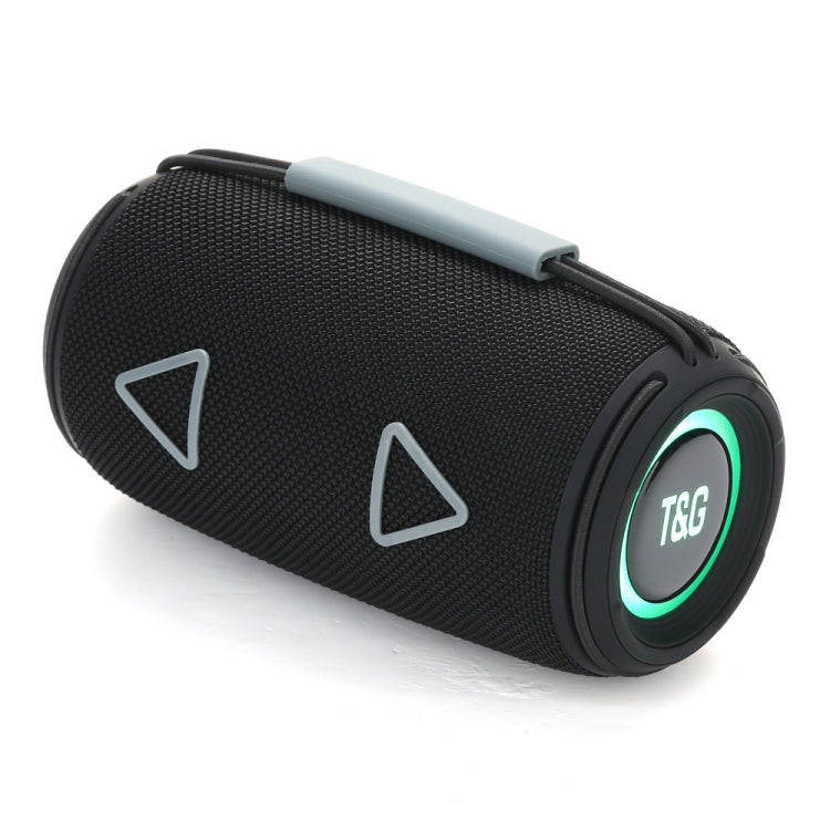 T&G TG-657 Portable Wireless 3D Stereo Subwoofer Bluetooth Speaker Support FM / LED Atmosphere Light(Black) - free shipping - PMC Jewellery - Order now!