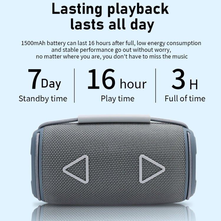 T&G TG-657 Portable Wireless 3D Stereo Subwoofer Bluetooth Speaker Support FM / LED Atmosphere Light(Black) - free shipping - PMC Jewellery - Order now!