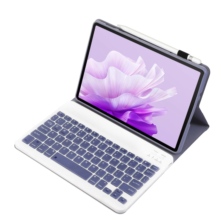 For Huawei MatePad 11.5 2023 AH17 Lambskin Texture Ultra-thin Detachable Bluetooth Keyboard Leather Case(Purple) - Huawei Keyboard by PMC TechLife | Online Shopping South Africa | PMC TechLife